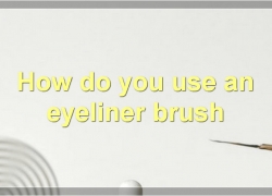 How To Use An Eyeliner Brush